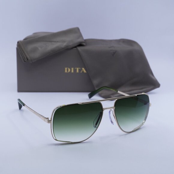 Final Price! Dita MIDNIGHT SPECIAL DRX-2010 P Gold/Green Sunglasses